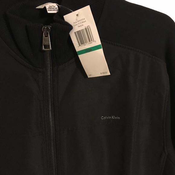 Calvin Klein Sweaters Calvin Klein Zip Up Sweatshirt Nwt Poshmark